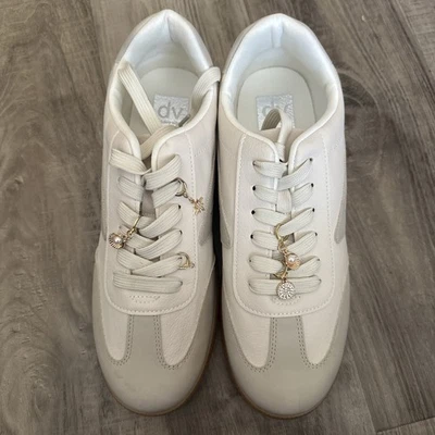 *Dolce Vita* Women's Size 10 - Quantum Charm Sneakers -Cream/Brown *NWOT* - Image 1 of 4