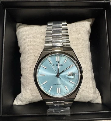Reloj Citizen Tsuyosa Hombre 40mm Automático, Azul Tiffany/Azul Claro, Turquesa Foto 1 de 4
