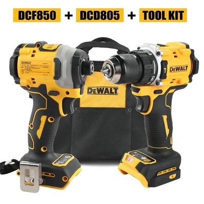 DeWalt DCF805 & DCD850 20V Max Lithium Brushless Combo Kit - Cordless Screwdrive - Image 1 of 4