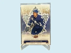 2017 Upper Deck Toronto Maple Leafs Centennial Gold 58/100 Jonas Hoglund #27 - Picture 1 of 2