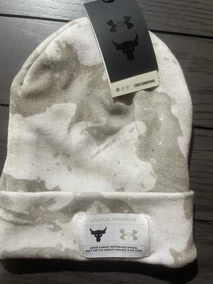 NEW Under Armour Men's UA Project Rock Cuff Beanie Stocking cap hat beenie CAMO - Image 1 of 4