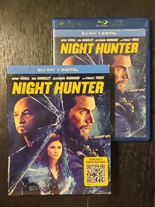 Night Hunter (Blu-Ray, 2018) w/ Slipcover Henry Cavill Ben Kingsley Thriller - Foto 1 di 8
