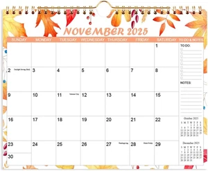 2025-2027 Wandkalender 20 Monate Planer Saisonal Aufhängen Monat Organizer 11,5 - Bild 1 von 12