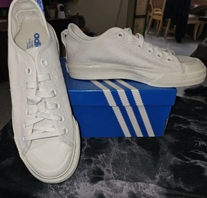 Adidas Nizza RF Triple White Sz 6M or 7W (EF1883) NEW - Picture 1 of 7