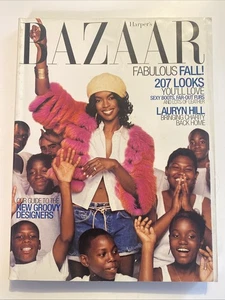 Harper's Bazaar Magazine September 1999 Lauryn Hill The Rare Cover With Children - Imagen 1 de 1