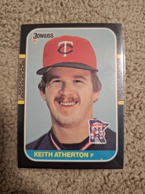 Keith Atherton - 1987 Donruss #272 Minnesota Twins - Image 1 of 2