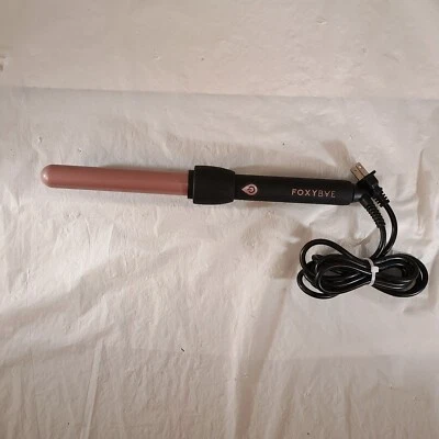 Foxybae 25mm Curling Wand Rose Gold Barrel  Model BLK-25CRL - Image 1 of 4