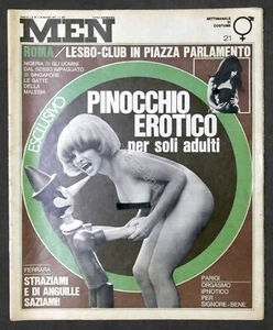 Rivista Men - Settimanale di costume Anno VI - N. 21 - 1971 - Pinocchio erotico - Foto 1 di 1