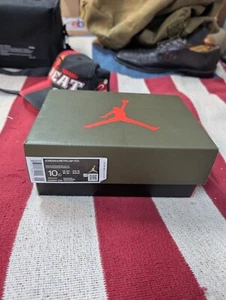 Nike Jordan 6 Travis Scott Olive Td 10c Cq3567-200 Gebraucht Kinder Basketballschuhe - Bild 1 von 11