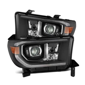 Faros proyectores LED negros para Toyota Tundra 08-17 Sequoia MK II 07-13 - Imagen 1 de 8