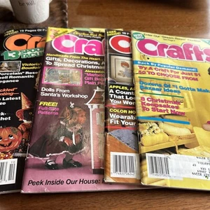 Lot of 4 Crafts N Things Magazines -1988 Aug,Sept,Oct, Dec - Picture 1 of 24
