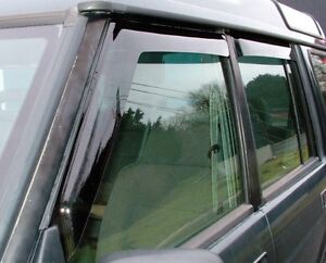 LAND ROVER DISCOVERY 1 1994-1998 FRONT & REAR WIND DEFLECTOR SET 4 PIECES DA6070