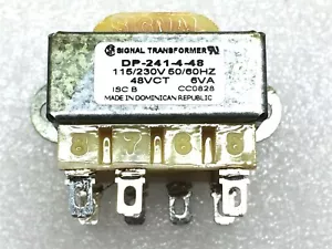 DP-241-4-48 SIGTRA XFRMR LAMINATED 6VA CHAS MOUNT ROHS 1 UNIT - Picture 1 of 1