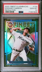 Edward Cabrera - 2022 Finest Flashbacks Refractor RC PSA 10 - Picture 1 of 2
