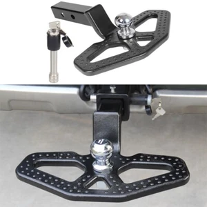 Truck base square hole foldable bumper side step fits for Ford F150 2009-2014 - Picture 1 of 8