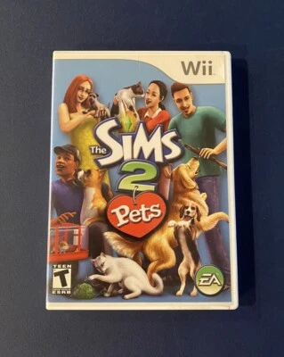 The Sims 2: Pets (Nintendo Wii, 2007) Complete Tested Working Manual Disc - Image 1 of 4
