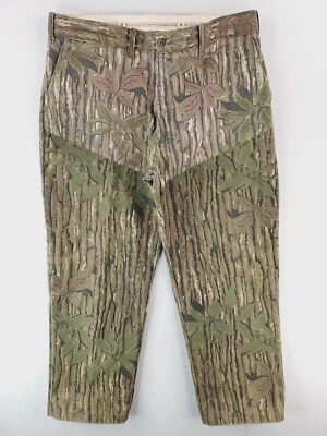 Kattlers Pants Mens 40x29 Brown Camo VTG Real Tree Brush Briar Guard USA MADE - Image 1 of 4