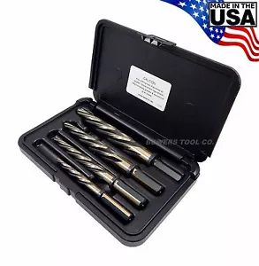 Norseman Hi-Wolfram Auto Reibe Bit Set 4-teilig 3/8 bis 3/4" schnelle Spirale CR-4FS USA - Bild 1 von 3