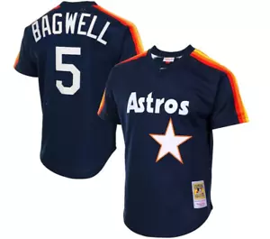 MLB Mitchell & Ness Houston Astros #5 Baseball Jersey New Mens $100 - Picture 1 of 2