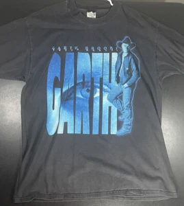 Vintage Garth Brooks Fresh Horses Album Black Shirt XL Graphic Large - Picture 1 of 8