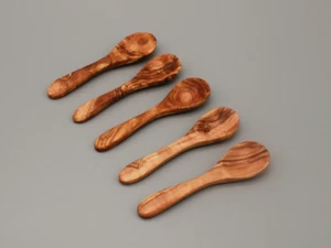 5er Set Mini- Löffel, Gewürzlöffel / L. ca 9 cm / Handmade - Picture 1 of 4