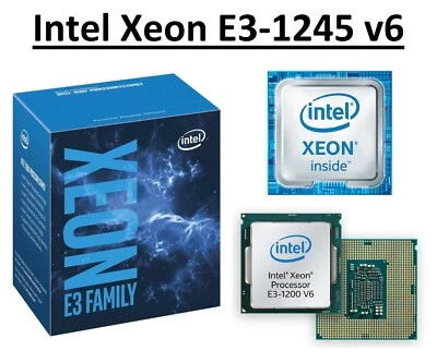 Intel Xeon E3-1245 v6 SR32B 3.7 - 4.1 GHz, 8 MB, 4 Core, Socket LGA1151, 73W CPU - Image 1 of 4