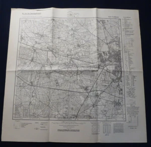 Cottbus (West), Landkarte Meßtischblatt 4251, Kolkwitz, Hänchen, Sielow, 1940 - Bild 1 von 3