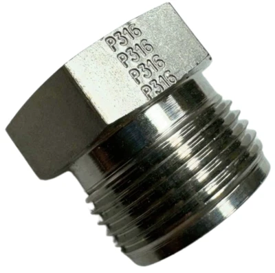 Parker 8BLEN8-316 Stainless Steel Compression Tube Cap Fitting **Free Shipping** - Image 1 of 4