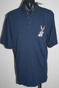 Looney Tunes Bugs Bunny Character Embroidered Polo Shirt Size Large BNWT WB 1996 - Picture 1 of 5