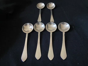 Georg Jensen Continental a/k/a Antik Sterling Silver Soup Spoons - Picture 1 of 7