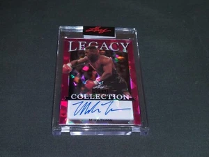 Mike Tyson - 2022 Leaf Collection - handsignierte Box Trading Card - 1/1 - RAR - Bild 1 von 2