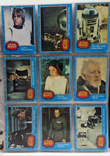 Star Wars 1977 Topps Komplettset Serie 1-3 blau rot gelb 1-198