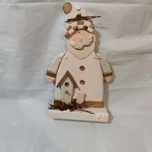 Santa Wooden Figurine 11in - Picture 1 of 7