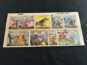 #06a POGO By Walt Kelly Sunday Third Page Comic Strip October 27, 1963 - Picture 1 of 1