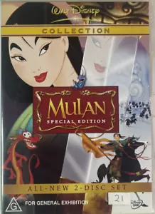 Mulan Special Edition DVD Animated Family Film Walt Disney Collection PAL 4 - Picture 1 of 7