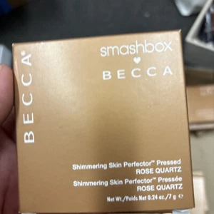 SMASHBOX X BECCA Shimmering Skin Perfector Pressed ROSE QUARTZ 0.24 oz ~ 7 g NEW - Picture 1 of 1