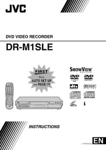 JVC DR-M1SLE DVD Recorder Owners Instruction Manual Reprint - Picture 1 of 1