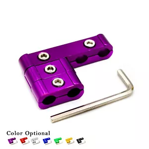 Engine Spark Plug Wires Separator Divider Clamp Kit for 8mm 9mm 10mm Wire Purple - Imagen 1 de 4