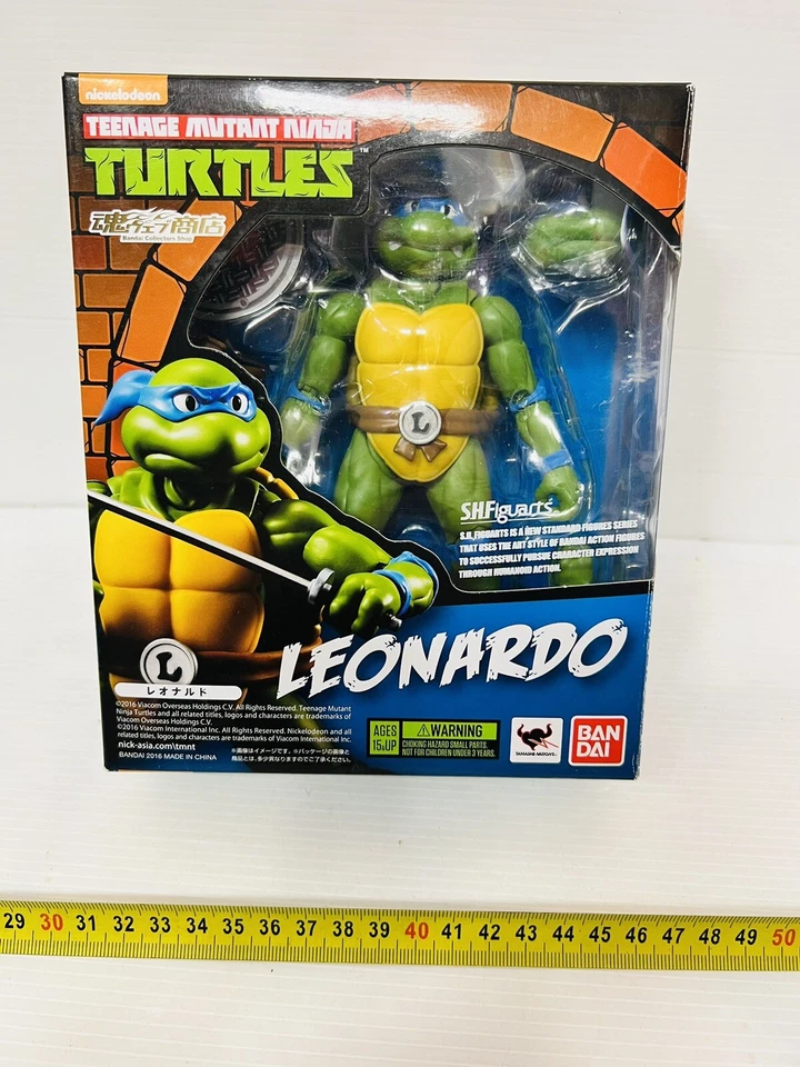 Tortugas Sh Figuarts Bandai Leonardo Nuevo Caja Abierta - Imagen 1 de 4