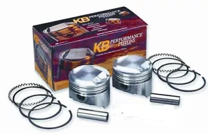 KB Performance Forged Piston Kit 9:5.1 * Harley Twin Cam 96-117 Plus .010 OVER - Picture 1 of 3