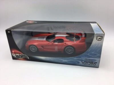 2000#VINTAGE 1/18 - MATTEL HOT WHEELS DODGE VIPER GTS-R NEW OLD STOCK NIB [JK] - Immagine 1 di 4