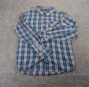 Oakley Hemd Herren mittelblau kariert Button Down Langarm Freizeit - Bild 1 von 9