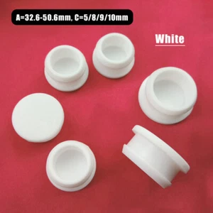 Tapones de goma de silicona a presión blancos de 32,6 mm-50,6 mm tapón de sellado - Imagen 1 de 7