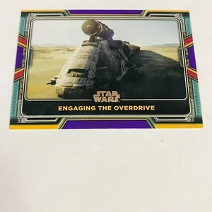 Topps Star Wars The Book of Boba Fett Base Card #35 Purple Engaging Overdrive - Picture 1 of 2