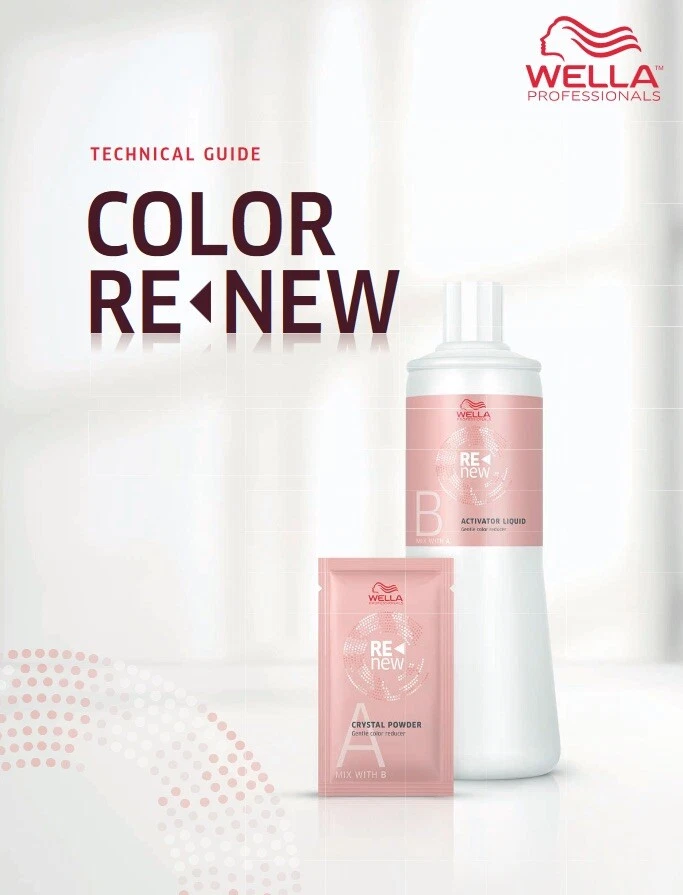 Wella Proffessional Color Renew Crystal Powder Sachet 9g&Peroxide-Choose Options