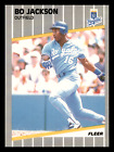 1989 Fleer Bo Jackson Hof Kansas City Royals #285 Baseball Card