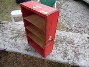 Vintage Standard Oil Co Aufkleber, Heizöl & Gas Dosen Display Rack, rote Farbe - Bild 1 von 12