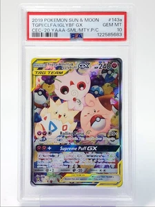 TOGEPI & CLEFFA & IGGLYBUFF GX 2019 POKEMON COSMIC INCREDIBILE 143A PSA 10 Q3403 - Foto 1 di 2