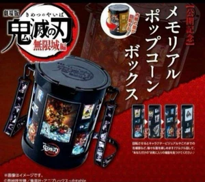  Demon Slayer Mugen Castle Memorial Popcorn Box unbenutzt Limited Edition  - Bild 1 von 1