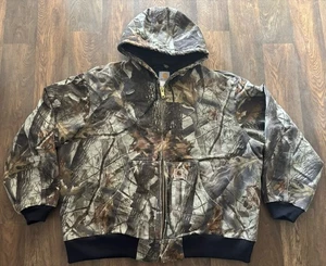 Vintage Carhartt J143 CMO Realtree Hardwoods Camo Active Jacket Size 2XL - Picture 1 of 13